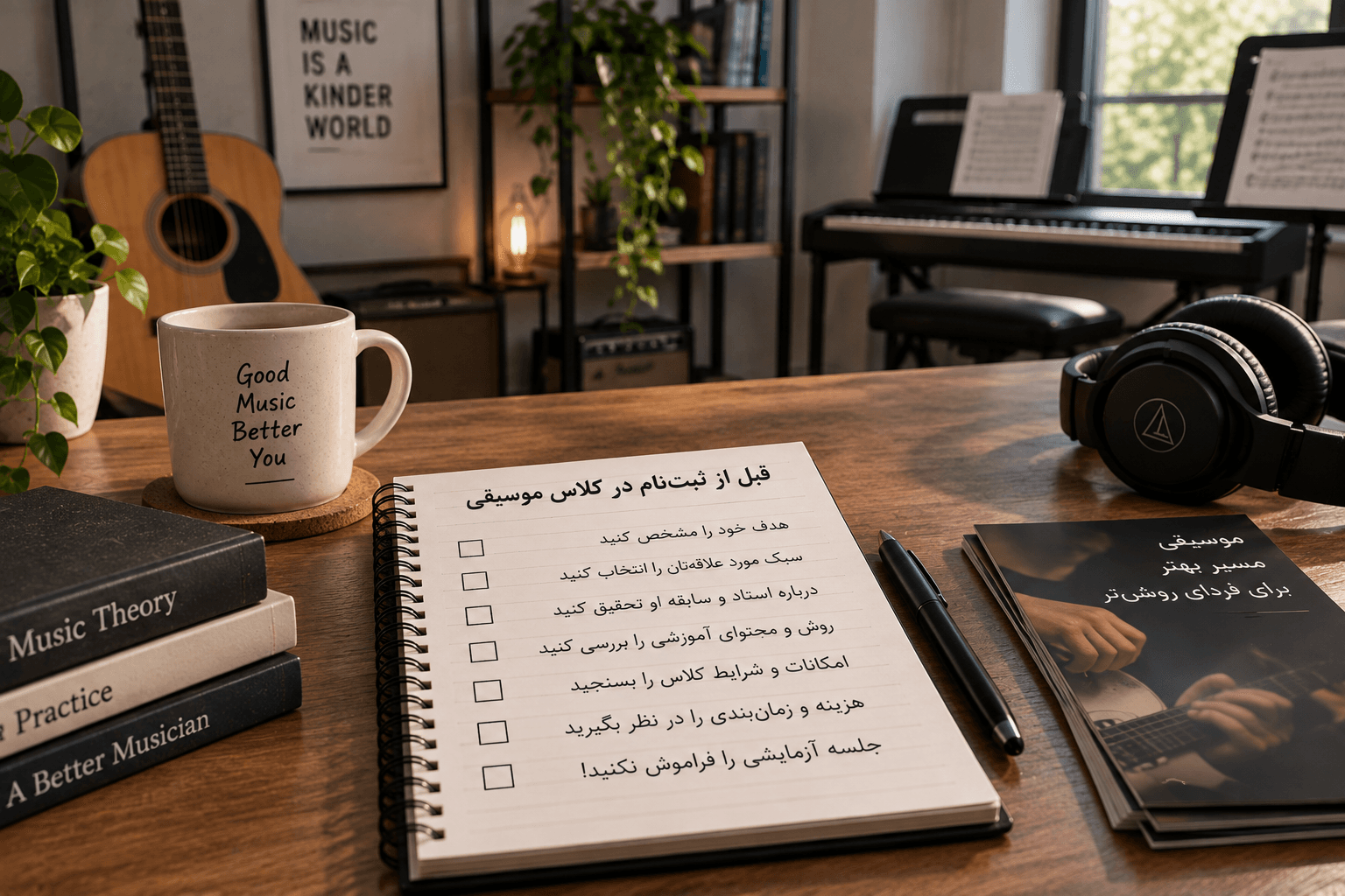 قبل از ثبت نام در کلاس موسیقی چه نکاتی را باید بدانیم؟ راهنمای انتخاب کلاس آنلاین موسیقی