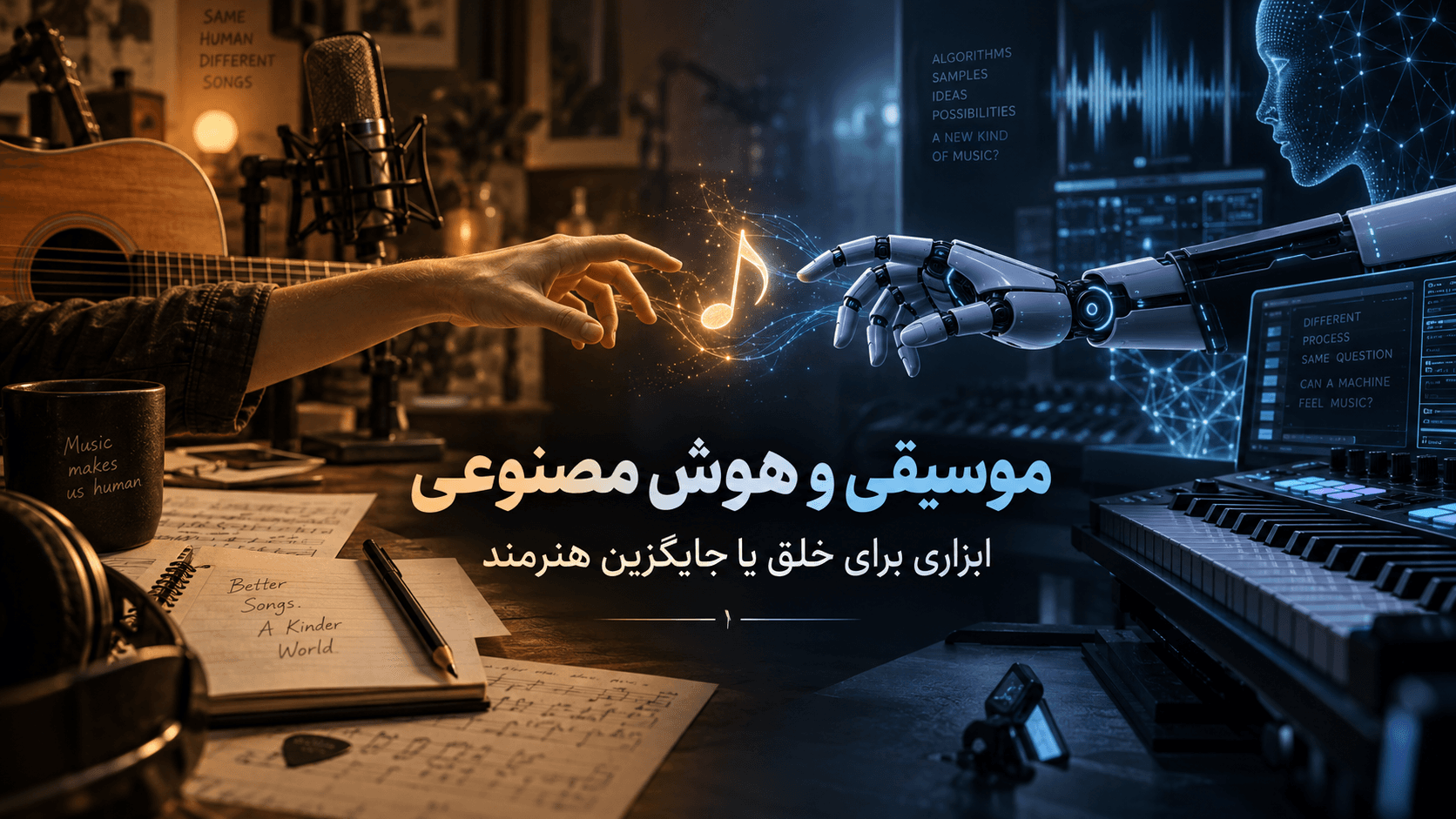 🎵 موسیقی و هوش مصنوعی؛ ابزاری برای خلق یا جایگزین هنرمند؟