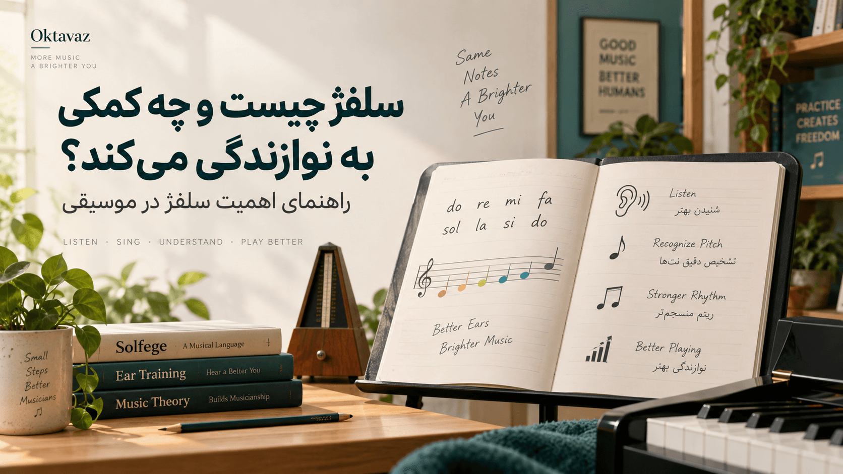سلفژ چیست و چه کمکی به نوازندگی می‌کند؟ راهنمای اهمیت سلفژ در موسیقی