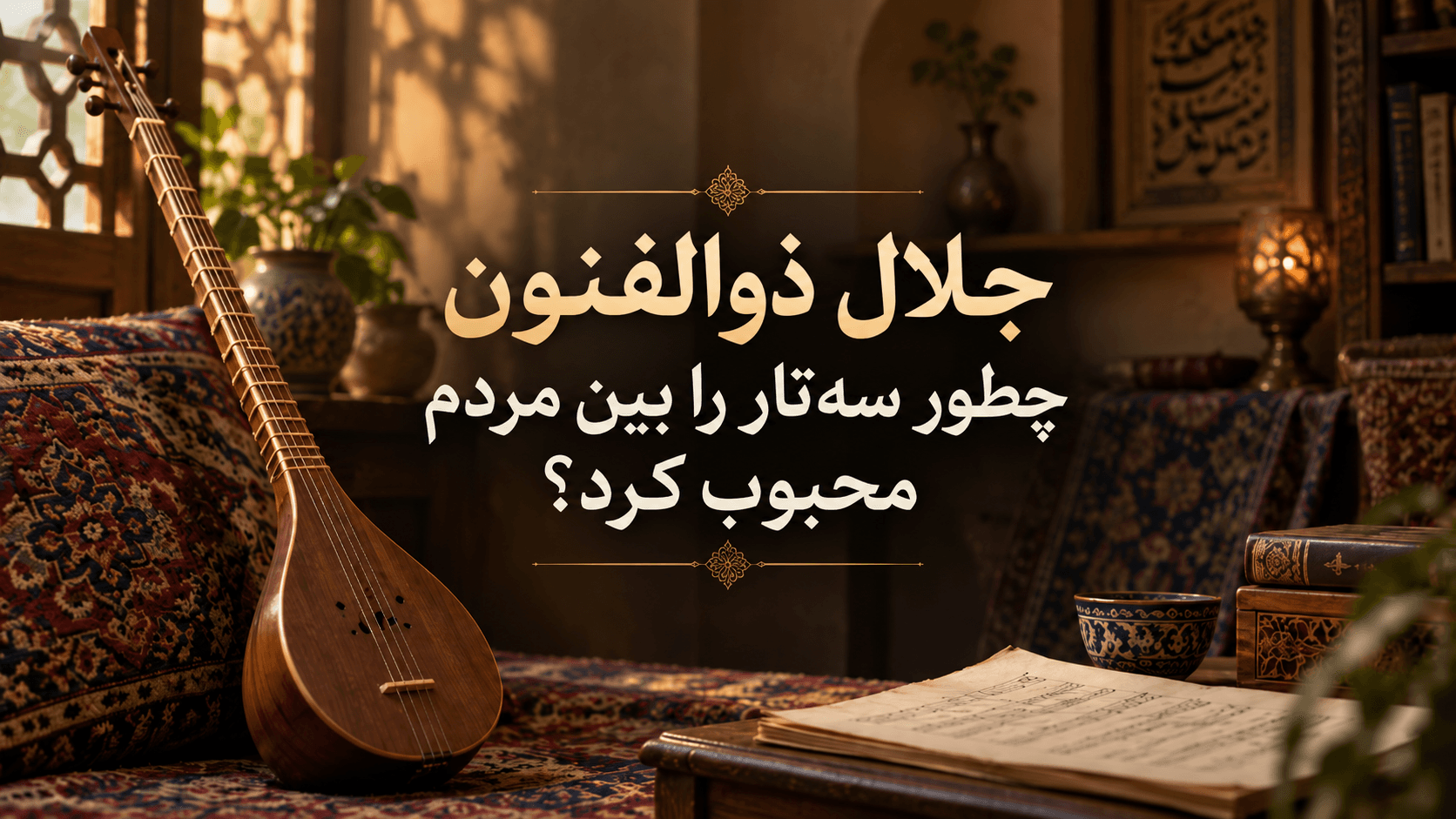 جلال ذوالفنون چطور سه‌تار را بین مردم محبوب کرد؟