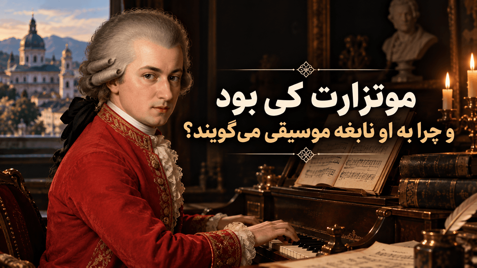🎼 موتزارت کی بود و چرا به او نابغه موسیقی می‌گویند؟